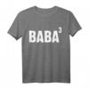 Baba hoch drei - Lustiges türkisches Papa T-Shirt für den dritten Nachwuchs, ideales Geschenk für werdende Väter