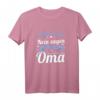 Oma muss nicht Nein sagen - Lustiges Muttertags- oder Geburtstags-T-Shirt für Großmütter, Enkel und Familie
