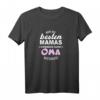 Damen Oma T-Shirt - Befördert zur Oma Geschenk für werdende Großmutter, Babyparty & Schwangerschaftsverkündung