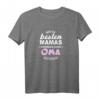 Damen Oma T-Shirt - Befördert zur Oma Geschenk für werdende Großmutter, Babyparty & Schwangerschaftsverkündung