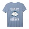 Chaos OPA - Kinderbetreuung auf eigene Gefahr T-Shirt für den verrückten Opa - Perfektes Geschenk für den besten Opa der Welt