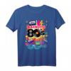 I Love 80's Colorful Back To 80's Fashion Graphic Design T-Shirt – Perfektes Geschenk für Freunde, Familie und Party, Sommer & Club