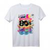 I Love 80's Colorful Back To 80's Fashion Graphic Design T-Shirt – Perfektes Geschenk für Freunde, Familie und Party, Sommer & Club