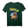 Back To the Future Three Movie Poster T-Shirt - Offiziell Lizenzierte Retro Kleidung für Sci-Fi Fans
