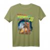 Back To the Future Three Movie Poster T-Shirt - Offiziell Lizenzierte Retro Kleidung für Sci-Fi Fans