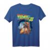 Back To the Future Three Movie Poster T-Shirt - Offiziell Lizenzierte Retro Kleidung für Sci-Fi Fans