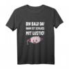 Lustiges Schwangerschafts-T-Shirt 'Bin Bald Da Dann Ist Schluß Mit Lustig' – Perfektes Geschenk für werdende Mamas mit Babybauch