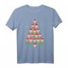 Weihnachtseule T-Shirt für Damen und Herren – Festliches Eulen Shirt mit Weihnachtsbaum als Geschenkidee zu Weihnachten