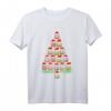 Weihnachtseule T-Shirt für Damen und Herren – Festliches Eulen Shirt mit Weihnachtsbaum als Geschenkidee zu Weihnachten
