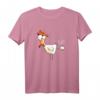 Huhn legt Ei T-Shirt - Lustiges Geflügel Funshirt für Kinder, Damen und Herren als Geschenk zum Geburtstag oder Weihnachten