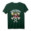 Kinder Pirat T-Shirt für 4 Jahre - Achtung Ich bin 4 Geburtstagsshirt für Jungen, Piraten Motto Party & Kindergeburtstag