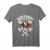 Kinder Pirat T-Shirt für 4 Jahre - Achtung Ich bin 4 Geburtstagsshirt für Jungen, Piraten Motto Party & Kindergeburtstag