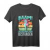 Kinder Bääm Seepferdchen Bestanden Schwimmabzeichen Urkunde T-Shirt – Motivationsgeschenk für Schwimmbabys & Schwimmunterricht