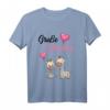 Kinder Große Schwester 2024 Giraffen Mädchen T-Shirt – Geschenk für Schwangerschaftsverkündung, Babyparty & Baby-Shower