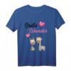 Kinder Große Schwester 2024 Giraffen Mädchen T-Shirt – Geschenk für Schwangerschaftsverkündung, Babyparty & Baby-Shower