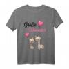 Kinder Große Schwester 2024 Giraffen Mädchen T-Shirt – Geschenk für Schwangerschaftsverkündung, Babyparty & Baby-Shower