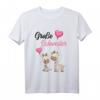 Kinder Große Schwester 2024 Giraffen Mädchen T-Shirt – Geschenk für Schwangerschaftsverkündung, Babyparty & Baby-Shower