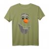 HapDog Eiskönigin Olaf Großes Gesicht Porträt T-Shirt - Offiziell lizenziertes Frozen Fan-Shirt für Geburtstag und Party
