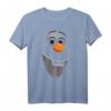 HapDog Eiskönigin Olaf Großes Gesicht Porträt T-Shirt - Offiziell lizenziertes Frozen Fan-Shirt für Geburtstag und Party