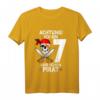 Kinder Achtung ich bin 7 Jahre alt Geburtstag Junge Pirat Party T-Shirt - Lustiges Geschenk für Piratenliebende Kinder