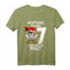 Kinder Achtung ich bin 7 Jahre alt Geburtstag Junge Pirat Party T-Shirt - Lustiges Geschenk für Piratenliebende Kinder