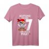 Kinder Achtung ich bin 7 Jahre alt Geburtstag Junge Pirat Party T-Shirt - Lustiges Geschenk für Piratenliebende Kinder