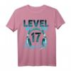 Level 17 Jahre Geburtstag Gamer T-Shirt für Jungen & Mädchen - Cooles Geschenk für Lan Parties & Geburtstage mit Headset-Motiv