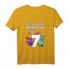 Kinder 7 Jahre Alt Geburtstagkind Kleines Monster T-Shirt – Perfektes Geschenk für den Kindergeburtstag von Monsterliebhabern