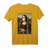 Mona Lisa Kaugummi Street Art T-Shirt - Lustiges Kunstdruck Shirt, Perfektes Geschenk für Frauen, Männer & Kinder zu Geburtstag, Hochzeit & Party