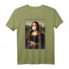 Mona Lisa Kaugummi Street Art T-Shirt - Lustiges Kunstdruck Shirt, Perfektes Geschenk für Frauen, Männer & Kinder zu Geburtstag, Hochzeit & Party
