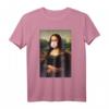 Mona Lisa Kaugummi Street Art T-Shirt - Lustiges Kunstdruck Shirt, Perfektes Geschenk für Frauen, Männer & Kinder zu Geburtstag, Hochzeit & Party