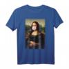 Mona Lisa Kaugummi Street Art T-Shirt - Lustiges Kunstdruck Shirt, Perfektes Geschenk für Frauen, Männer & Kinder zu Geburtstag, Hochzeit & Party