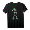 Opa Elf Partnerlook Familien Outfit Männer Weihnachten - Lustiges Weihnachts-T-Shirt für Großvater, Familie & Freunde in festlicher Stimmung