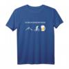 Ich bin ein einfacher Mann T-Shirt Fahrrad Berge Bier – Lustiges MTB Radfahrer Shirt für Geburtstage, Weihnachten & Naturliebhaber