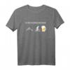 Ich bin ein einfacher Mann T-Shirt Fahrrad Berge Bier – Lustiges MTB Radfahrer Shirt für Geburtstage, Weihnachten & Naturliebhaber