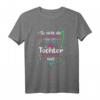 Tochter T-Shirt - Beste Tochter der Welt mit Krone Geschenk zum Geburtstag & Weihnachten, Lustiges und Cooles Design für Kinder und Erwachsene