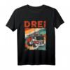 Kinder Feuerwehr T-Shirt für 3 Jahre Jungen - Feuerwehrauto Motiv zum Geburtstag, Retro Design für kleine Feuerwehrfans