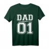DAD 01 Familien Outfit | Partnerlook T-Shirts für Mutter, Vater & Kind | Perfektes Geschenk für Eltern & Familienfotos