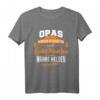 Opa Enkelkinder Helden - Großvater & Großpapa T-Shirt als Geschenk zum Geburtstag, Weihnachten & Vatertag