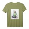 Kawaii Mädchen Anime Manga Mädchen Katze T-Shirt – Perfektes Geburtstagsoutfit für Anime-, Manga- und Katzenfans