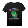 Schulkind Erstklassig Dino mit Schultüte - Lustiges Einschulung T-Shirt für Jungen und Mädchen zum Schulanfang und Abschied im Kindergarten