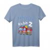 Kinder T-Shirt zum 2. Geburtstag - Lustiges Feuerwehrauto Design für Jungen, ideales Geschenk für Zweijährige, Kindergarten & Feier