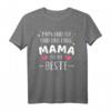 Papa und ich sind uns einig, Mama ist die Beste T-Shirt – Perfektes Muttertags- oder Weihnachtsgeschenk für die Mama