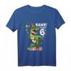 Kinder Geburtstagsshirt 6 Jahre Junge Dinosaurier Dino - Perfekt für den Kindergeburtstag & Dino-Liebhaber