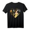 HapDog Disney Princess Belle Heart T-Shirt – Offizielles Beauty and the Beast Merchandise für Frauen, Mädchen und Fans