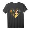 HapDog Disney Princess Belle Heart T-Shirt – Offizielles Beauty and the Beast Merchandise für Frauen, Mädchen und Fans