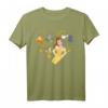 HapDog Disney Princess Belle Heart T-Shirt – Offizielles Beauty and the Beast Merchandise für Frauen, Mädchen und Fans