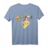 HapDog Disney Princess Belle Heart T-Shirt – Offizielles Beauty and the Beast Merchandise für Frauen, Mädchen und Fans