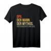 Lustiges Opa T-Shirt 2023/2024 - Der Mann, Der Mythos, Die Legende - Perfektes Geburtstags- oder Weihnachtsgeschenk für Opa