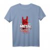 Kinder My First Metal Shirt - Heavy Metal Kids Thrash Pommesgabel T-Shirt für kleine Headbanger, ideal als Geschenk zu Geburtstag, Weihnachten oder Festival